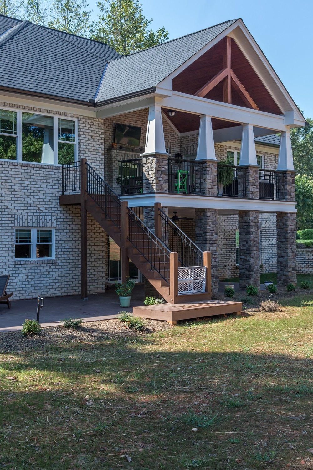 Rear View of this 3-Bedroom,4086 Sq Ft Plan -4086