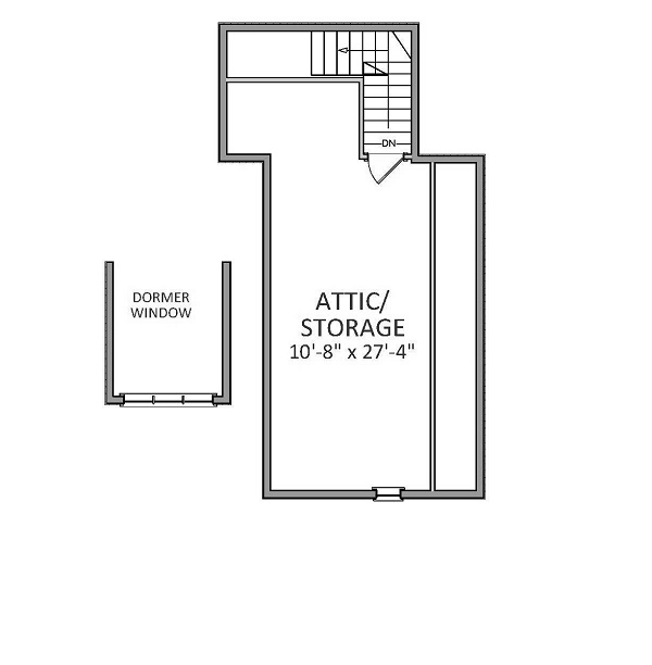 Floor Plan Bonus Room of Ranch Plan #189-1078