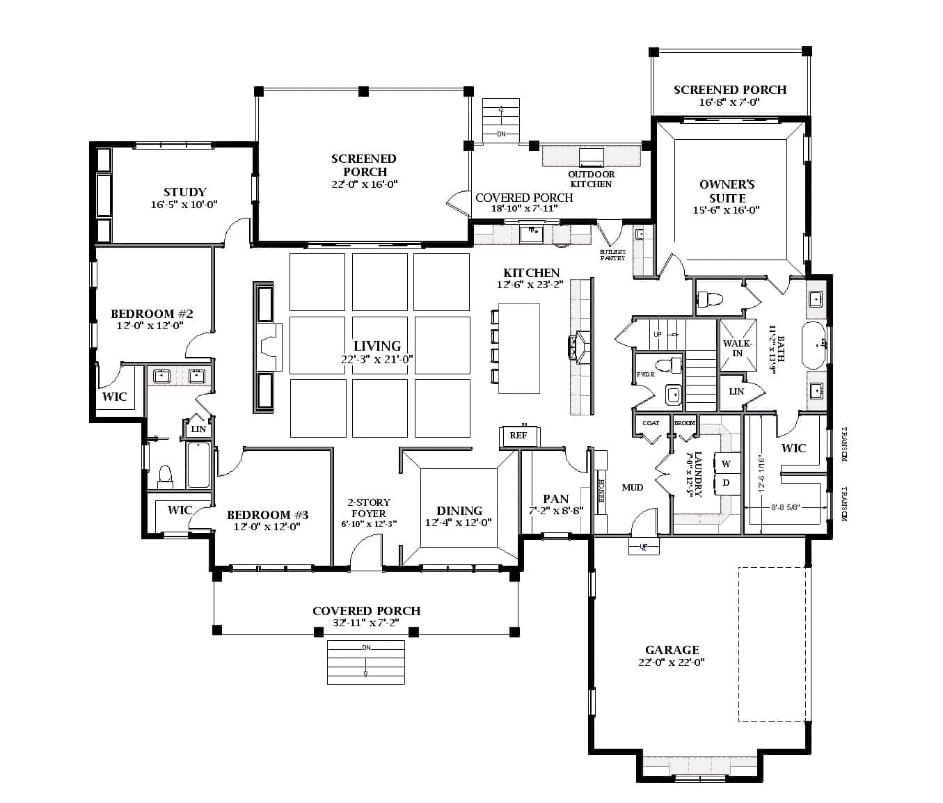 Main Level of Transitional Plan #189-1142