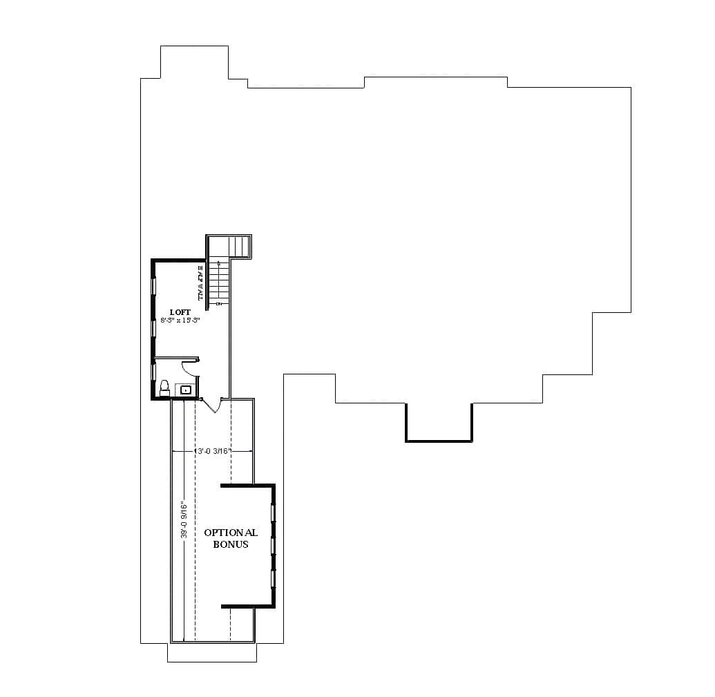 Bonus Room of French Plan #189-1149