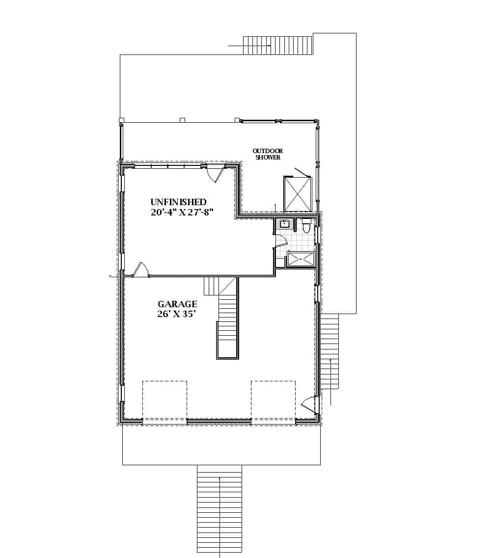 Basement of Coastal Plan #189-1164