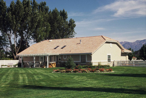 Rear View of this 4-Bedroom,2041 Sq Ft Plan -2041