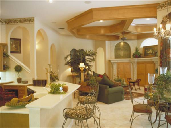 Family Room of this 5-Bedroom,3424 Sq Ft Plan -3424