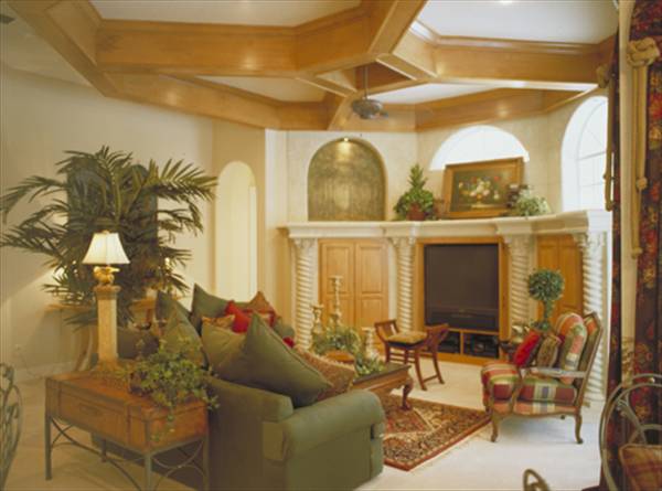 Family Room of this 5-Bedroom,3424 Sq Ft Plan -3424