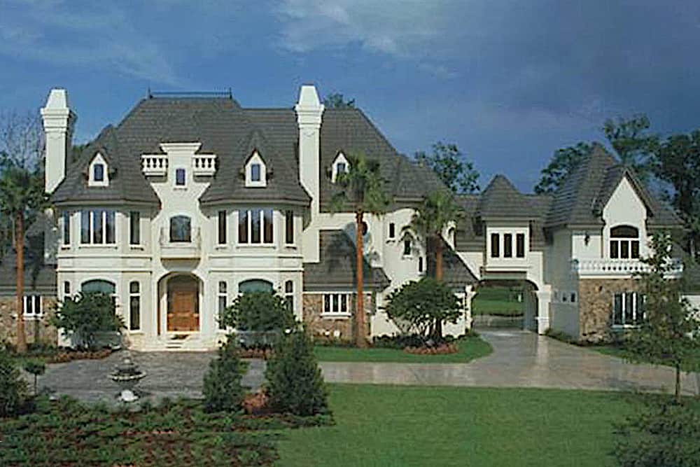 Luxury Chateau (ThePlanCollection: Plan #190-1014)