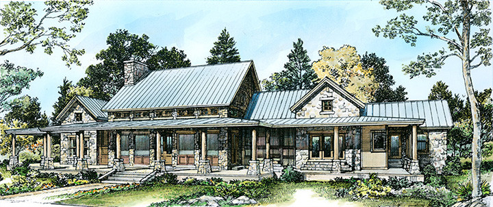 Home Plan Rear Elevation of this 3-Bedroom,2693 Sq Ft Plan -192-1027