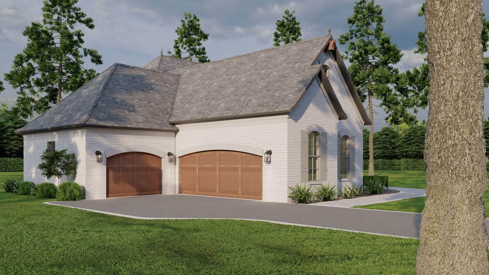 Left Side View of this 3-Bedroom,2428 Sq Ft Plan -193-1014