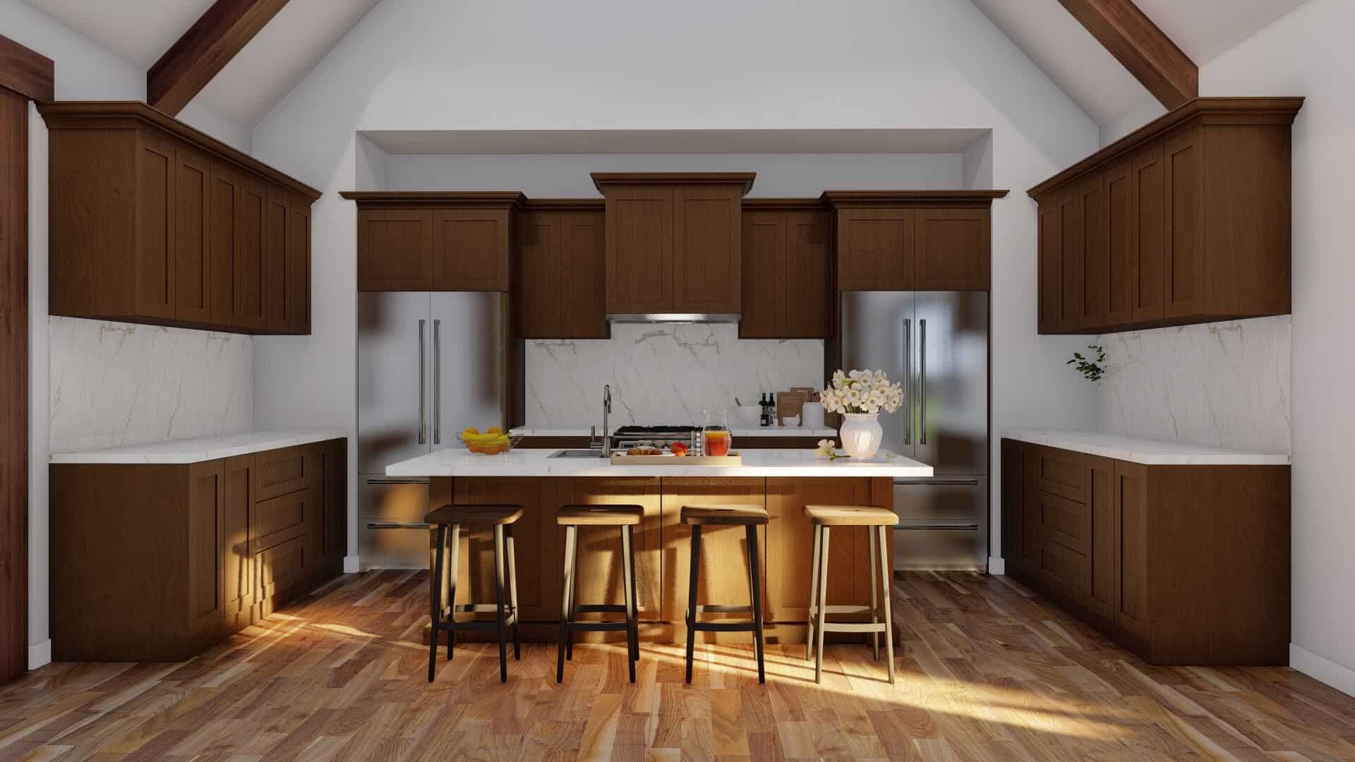 Kitchen: Kitchen Island of this 3-Bedroom,2428 Sq Ft Plan -193-1014