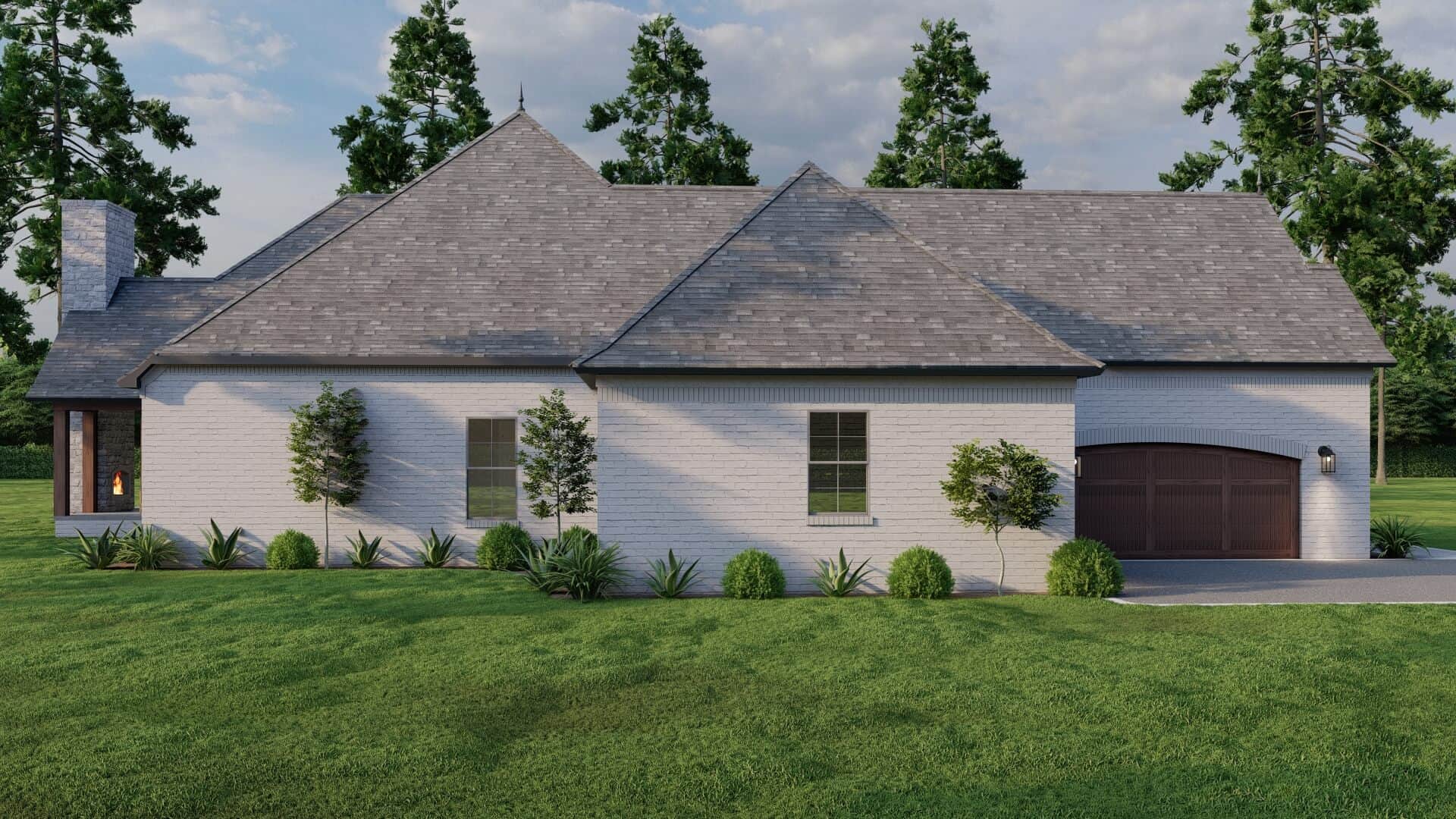 Left Side View of this 3-Bedroom,2428 Sq Ft Plan -193-1014