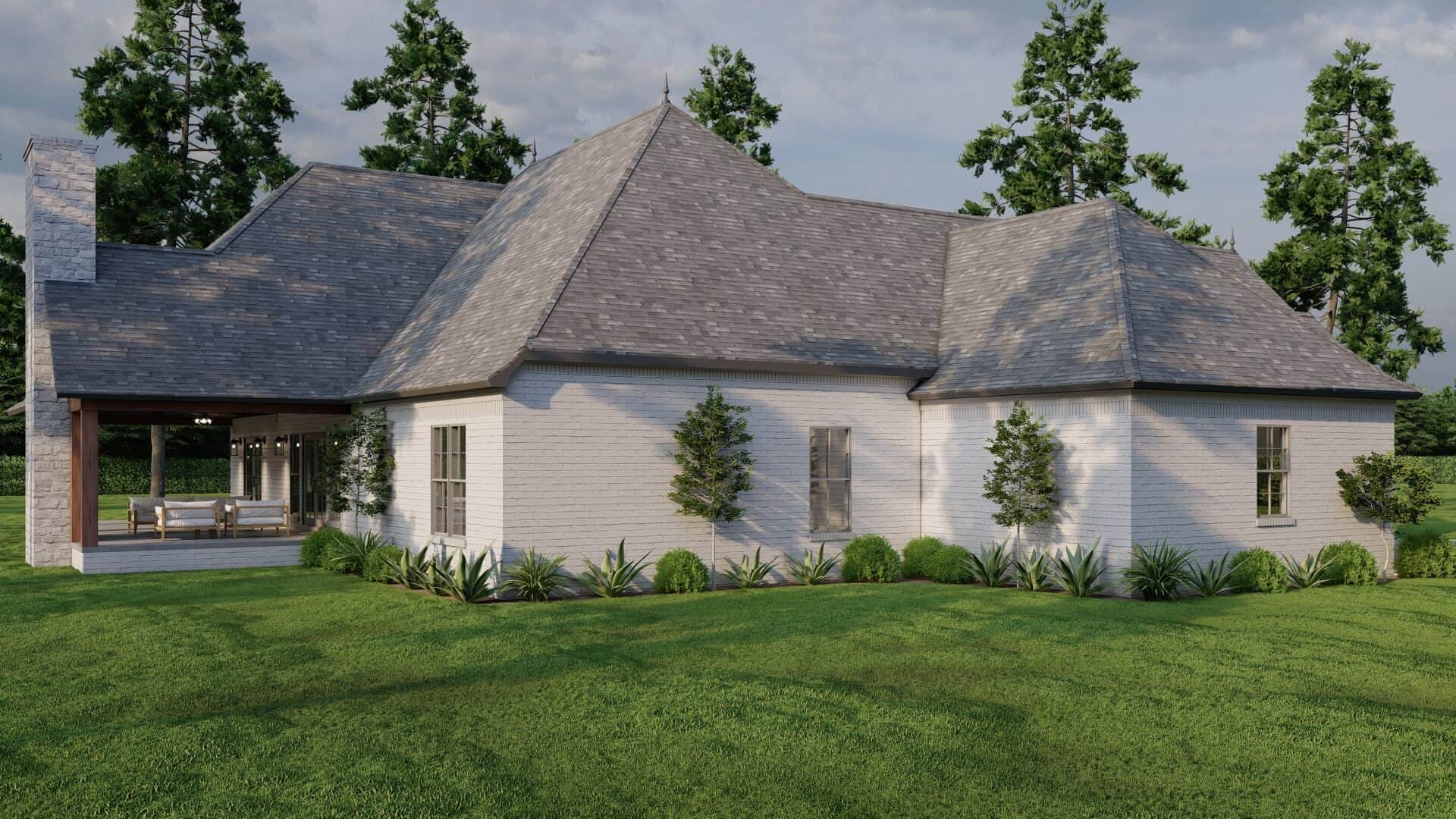 Left Side View of this 3-Bedroom,2428 Sq Ft Plan -193-1014