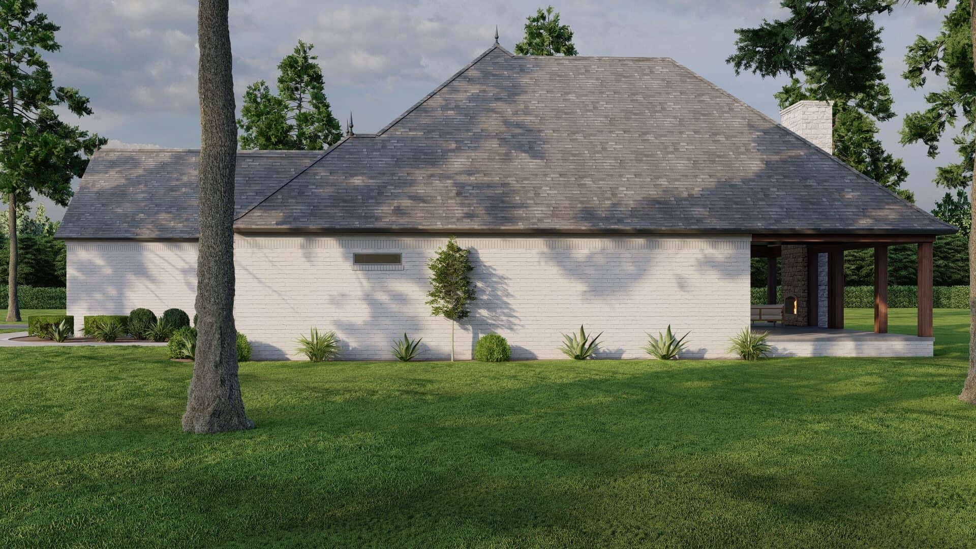 Right Side View of this 3-Bedroom,2428 Sq Ft Plan -193-1014