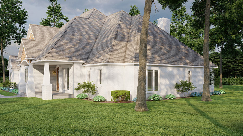Right Side View of this 4-Bedroom,3190 Sq Ft Plan -193-1027