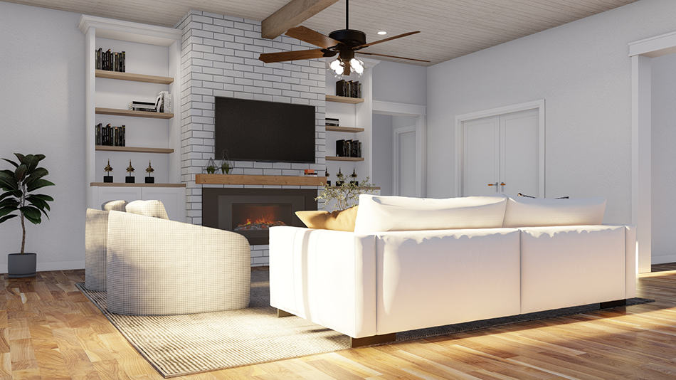 Great Room of this 4-Bedroom,3190 Sq Ft Plan -193-1027