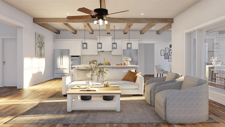Great Room of this 4-Bedroom,3190 Sq Ft Plan -193-1027