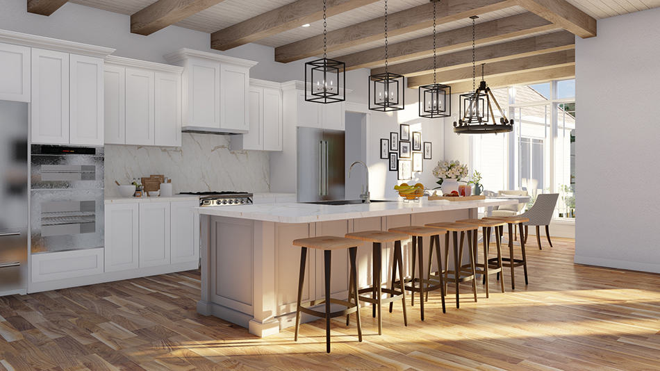 Kitchen: Kitchen Island of this 4-Bedroom,3190 Sq Ft Plan -193-1027