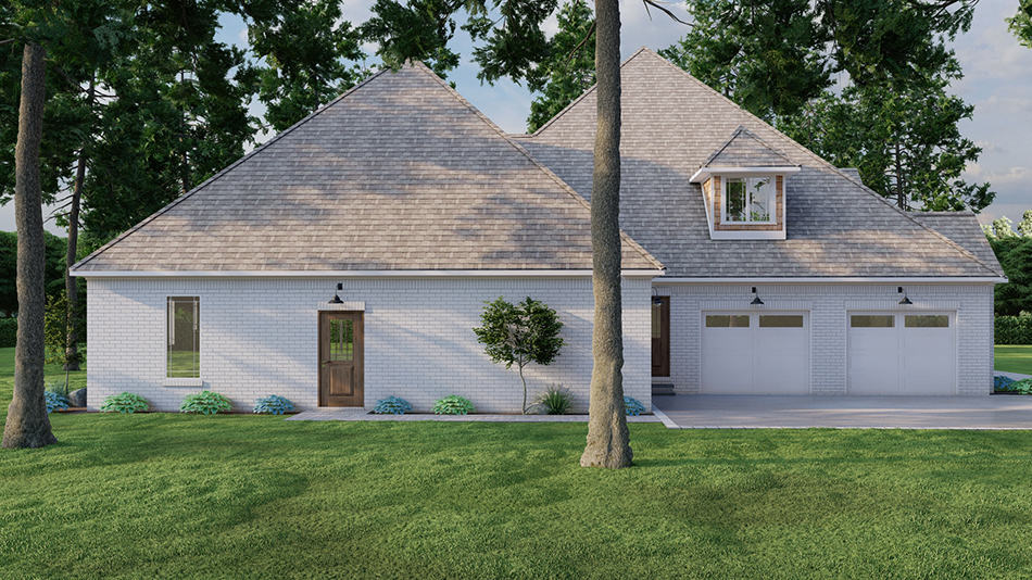 Left Side View of this 4-Bedroom,3190 Sq Ft Plan -193-1027