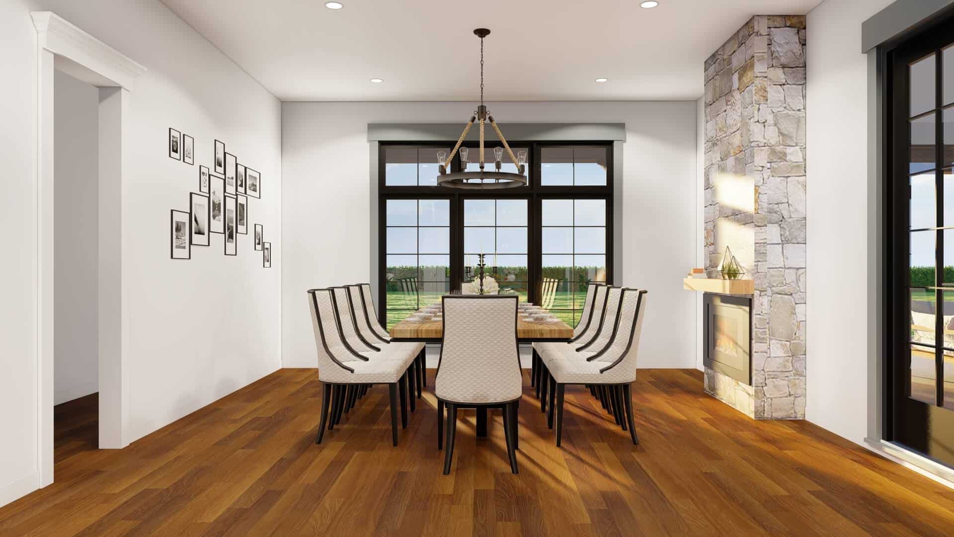 Dining Room of this 5-Bedroom,6356 Sq Ft Plan -193-1037