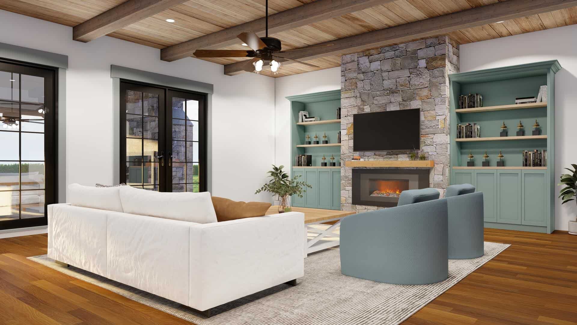 Great Room of this 5-Bedroom,6356 Sq Ft Plan -193-1037