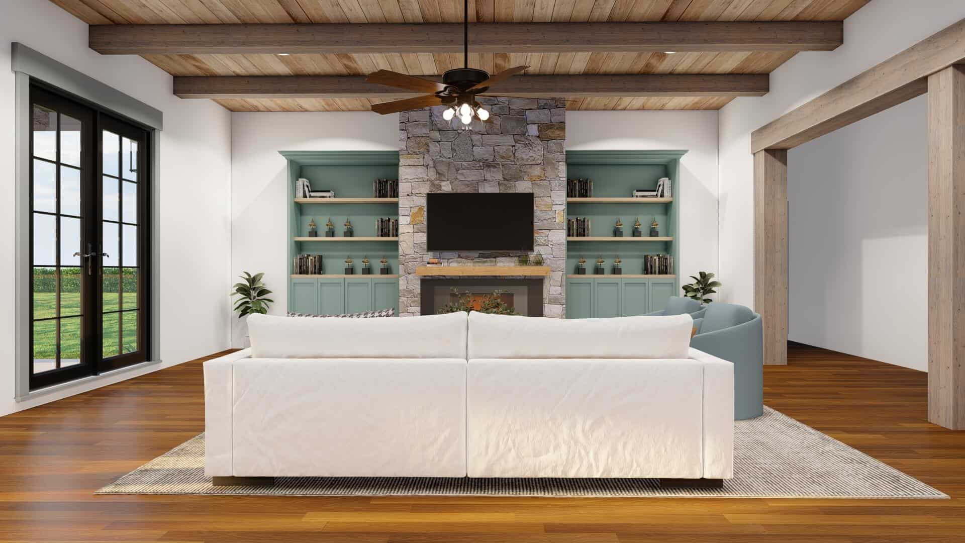Great Room of this 5-Bedroom,6356 Sq Ft Plan -193-1037