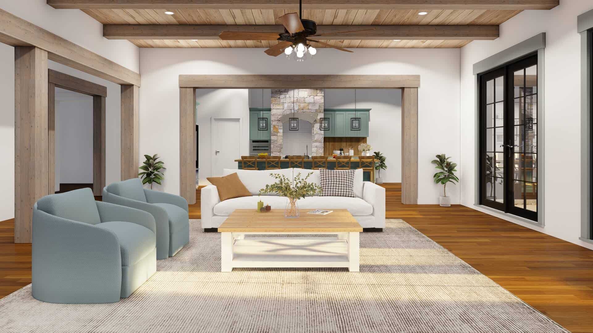 Great Room of this 5-Bedroom,6356 Sq Ft Plan -193-1037