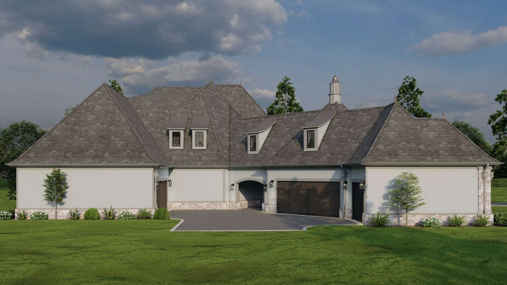 Left Side View of this 5-Bedroom,6356 Sq Ft Plan -193-1037