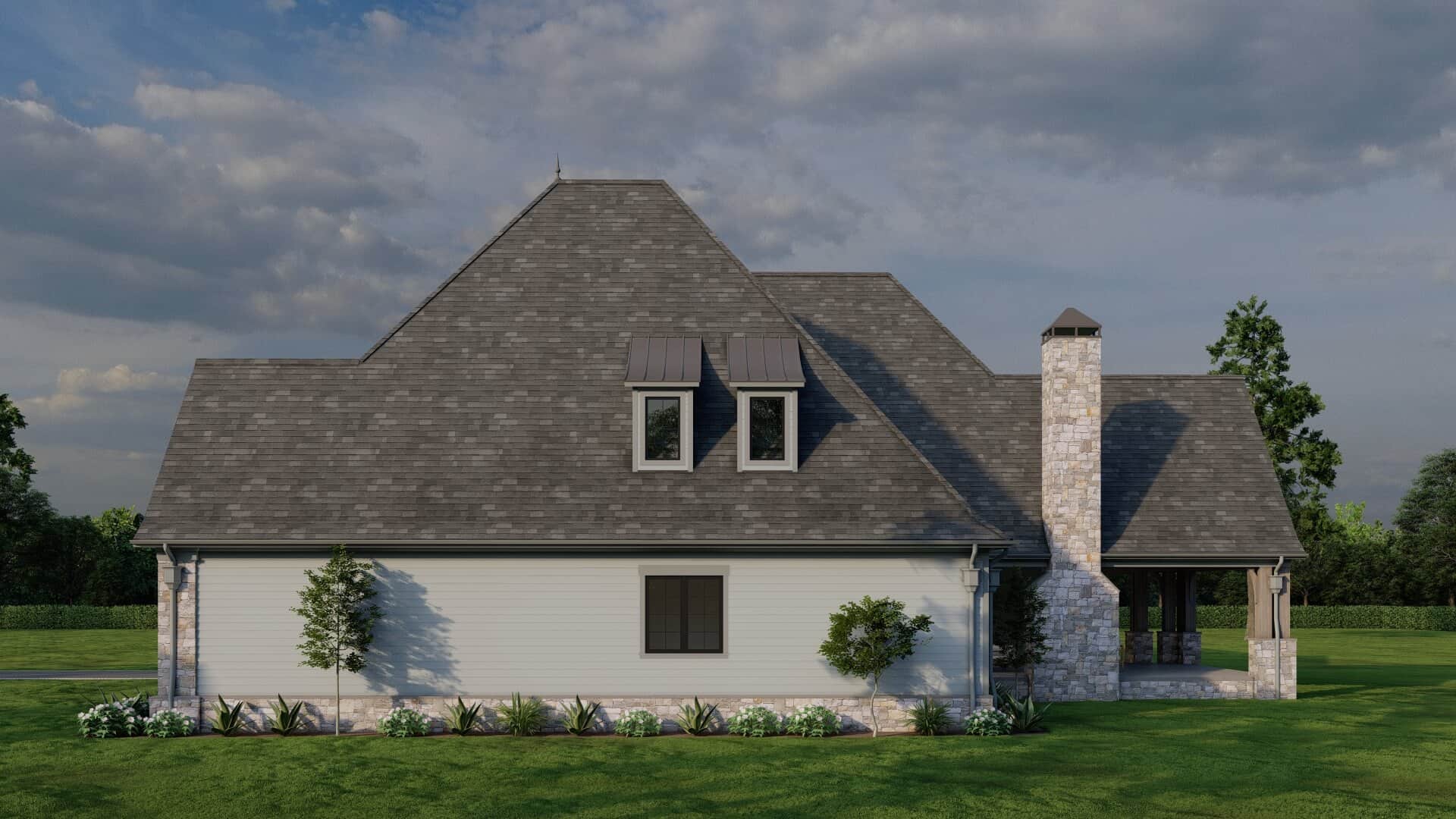 Right Side View of this 5-Bedroom,6356 Sq Ft Plan -193-1037