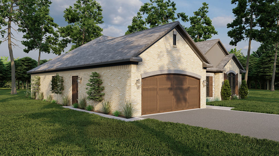 Left Side View of this 3-Bedroom,1745 Sq Ft Plan -193-1042