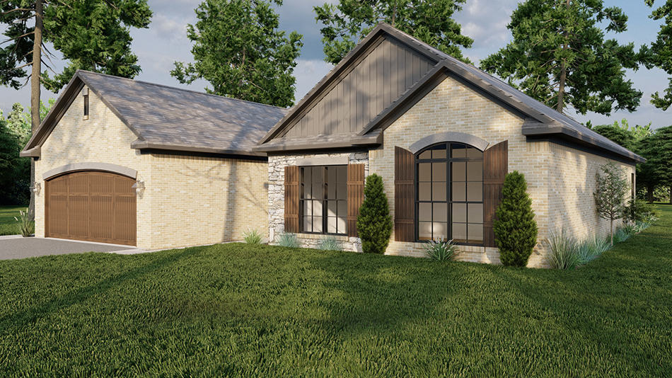 Right Side View of this 3-Bedroom,1745 Sq Ft Plan -193-1042