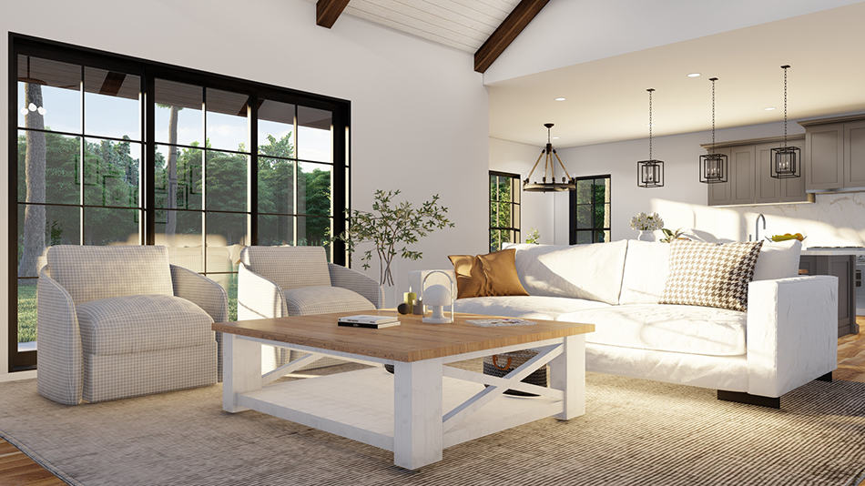 Great Room of this 3-Bedroom,1745 Sq Ft Plan -193-1042