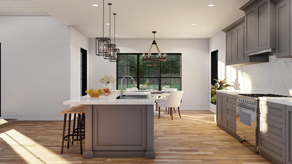 Kitchen of this 3-Bedroom,1745 Sq Ft Plan -193-1042