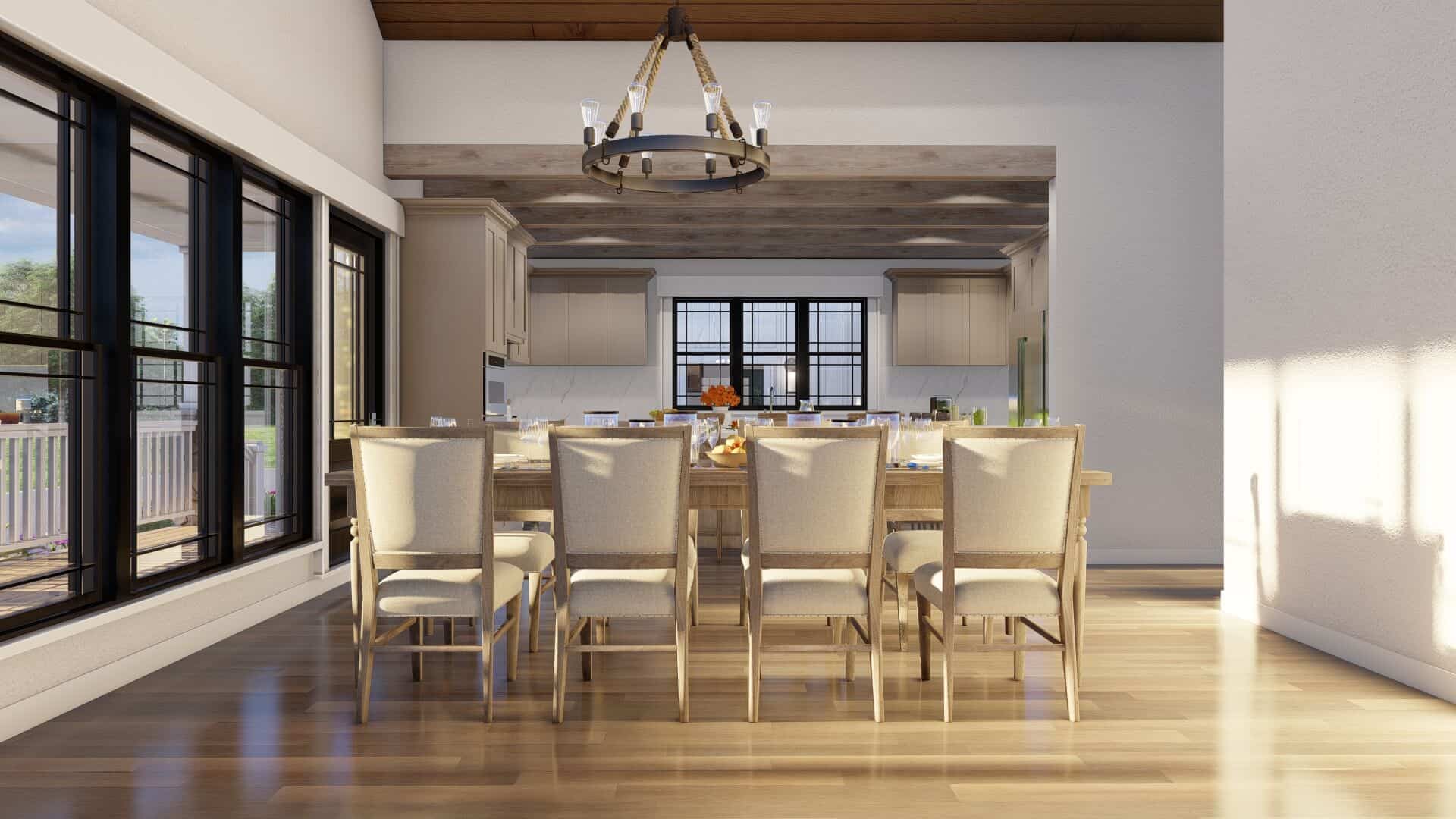 Dining Room of this 4-Bedroom,3380 Sq Ft Plan -193-1046