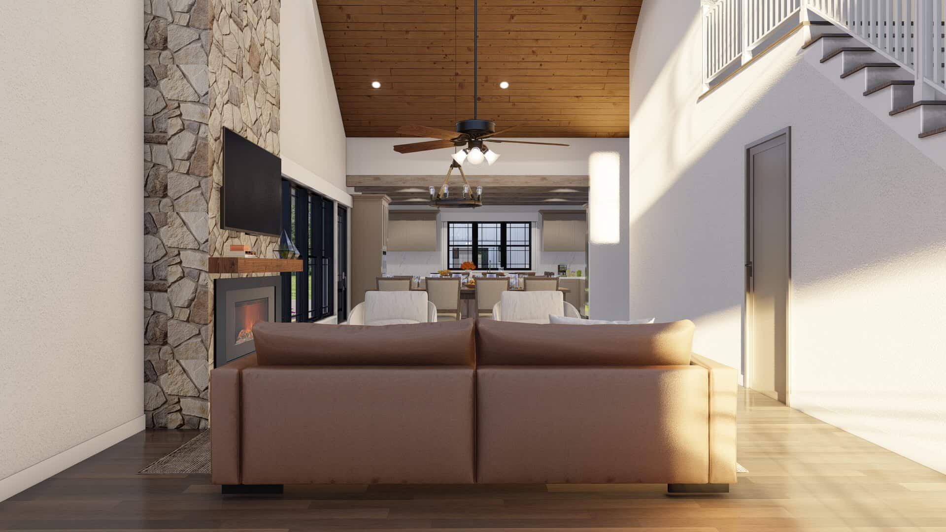 Great Room of this 4-Bedroom,3380 Sq Ft Plan -193-1046