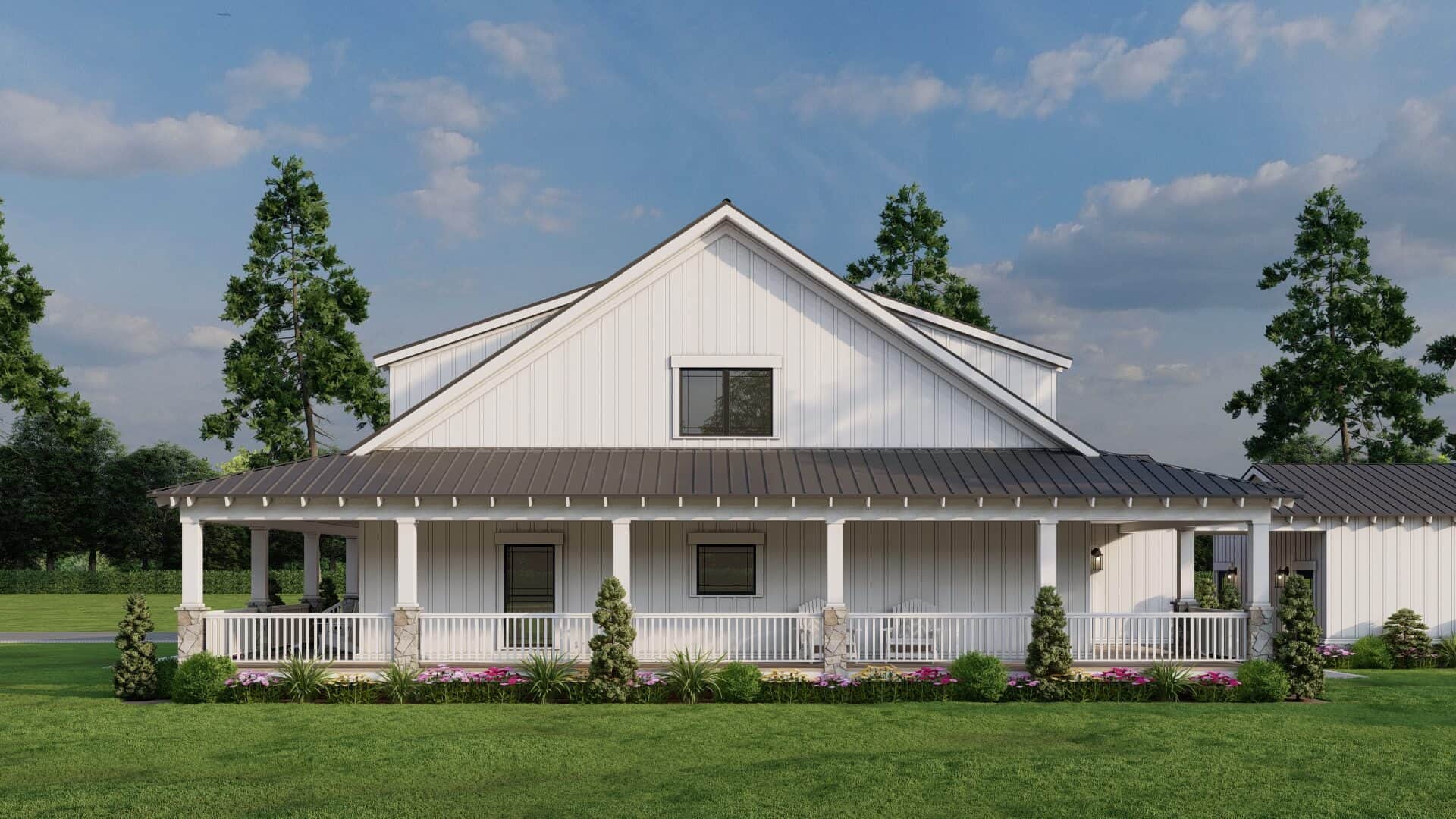 Right Side View of this 4-Bedroom,3380 Sq Ft Plan -193-1046