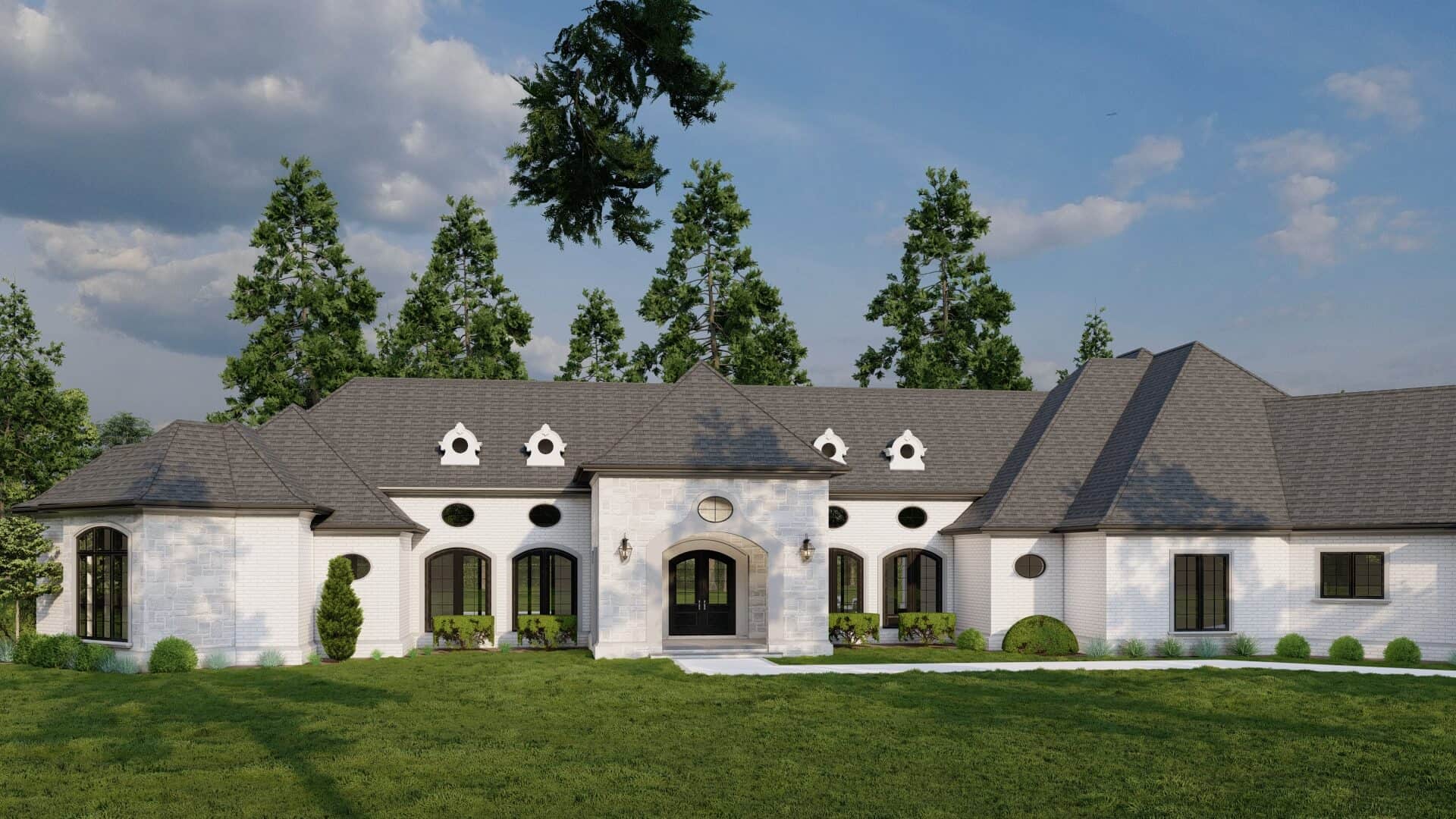 Left Side View of this 4-Bedroom,6554 Sq Ft Plan -193-1048