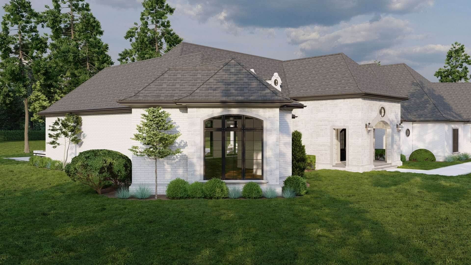 Left Side View of this 4-Bedroom,6554 Sq Ft Plan -193-1048