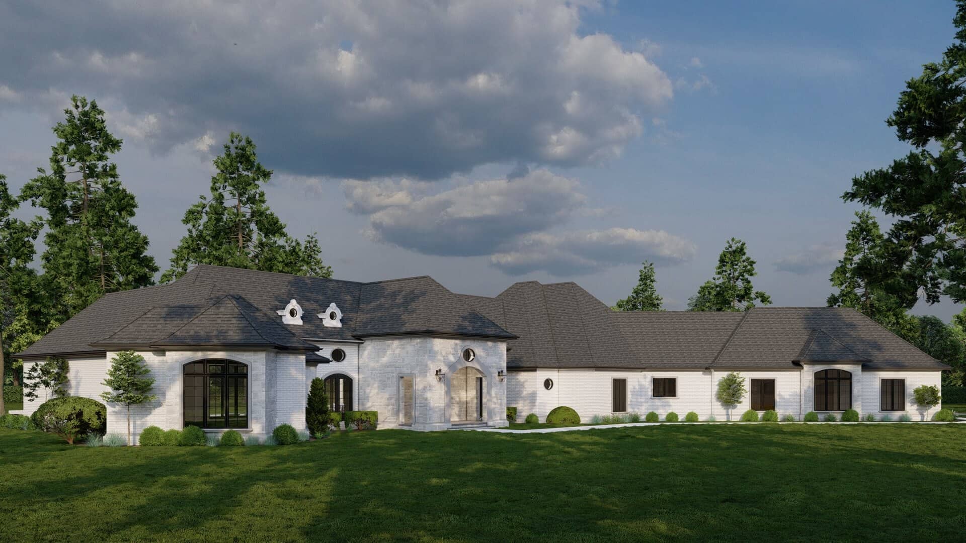 Left Side View of this 4-Bedroom,6554 Sq Ft Plan -193-1048