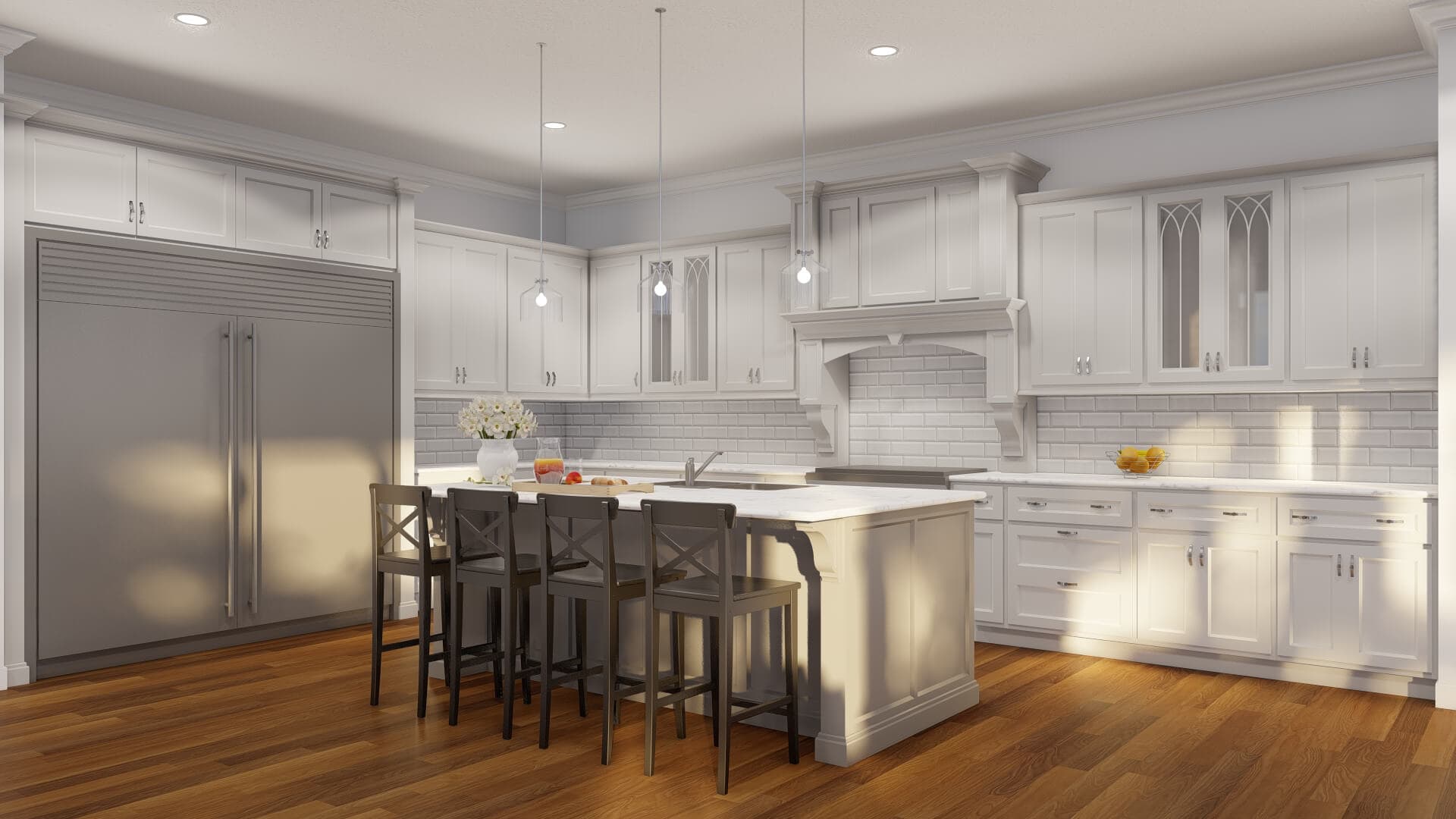 Kitchen: Kitchen Island of this 4-Bedroom,6554 Sq Ft Plan -193-1048
