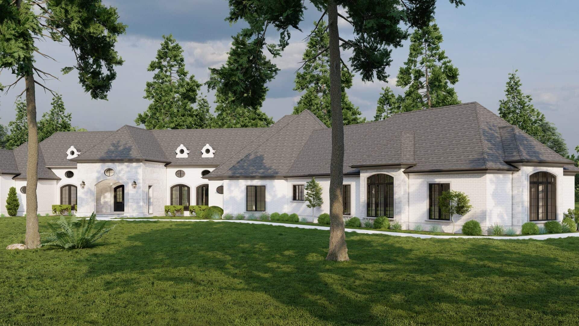 Right Side View of this 4-Bedroom,6554 Sq Ft Plan -193-1048