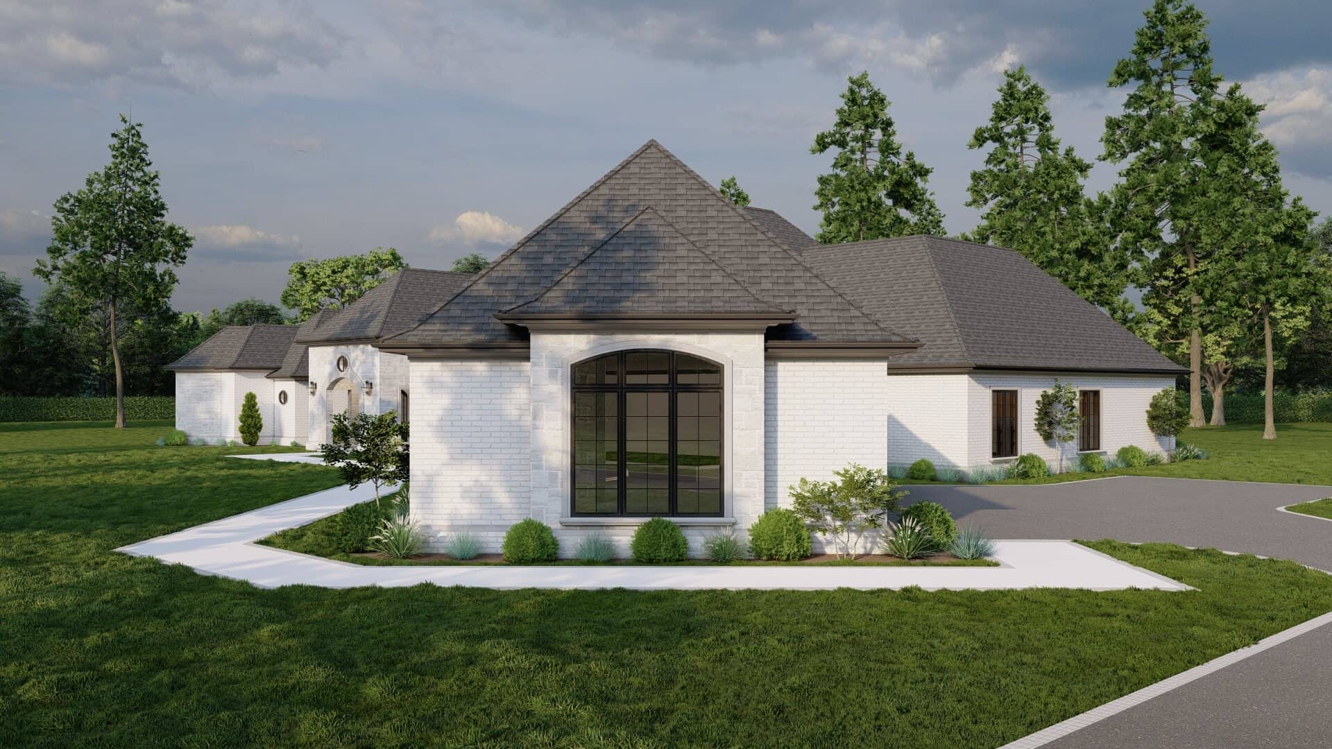 Right Side View of this 4-Bedroom,6554 Sq Ft Plan -193-1048