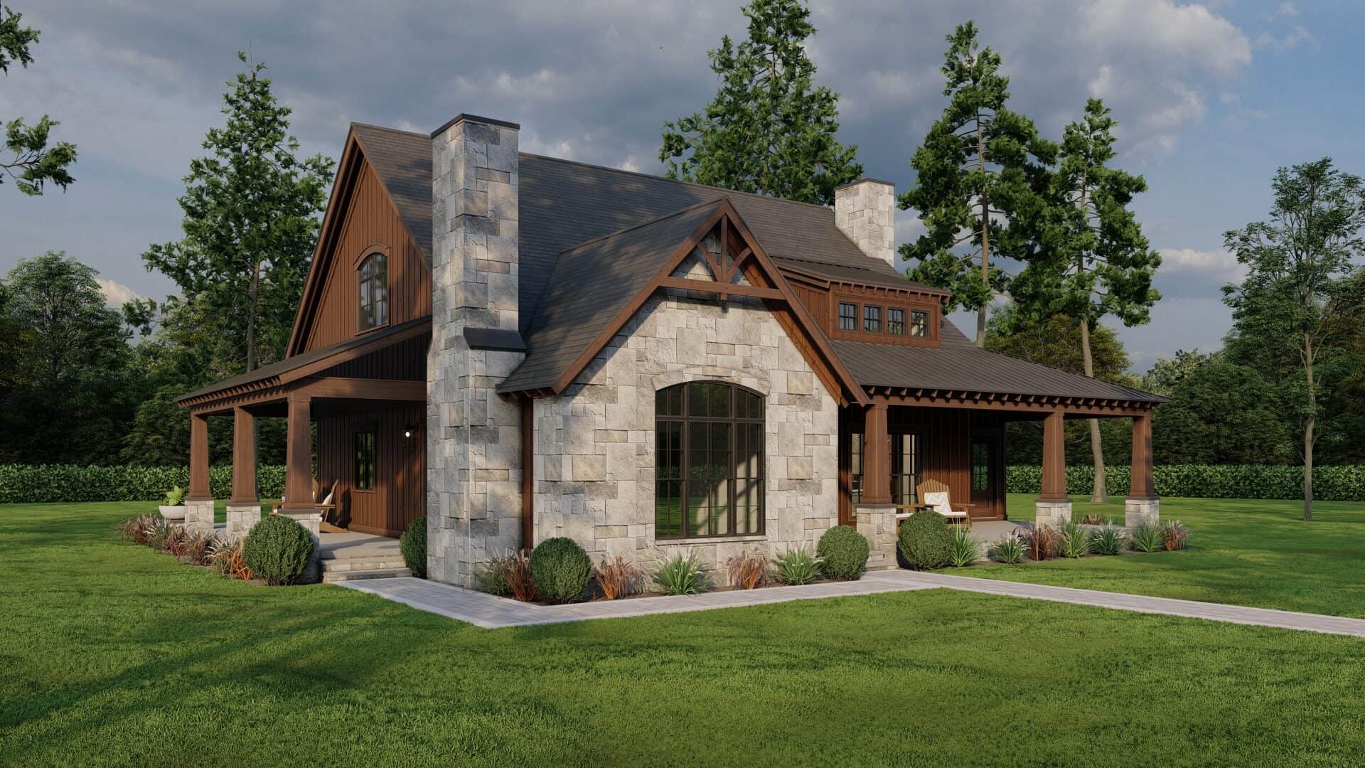 Left Side View of this 3-Bedroom,2637 Sq Ft Plan -193-1061