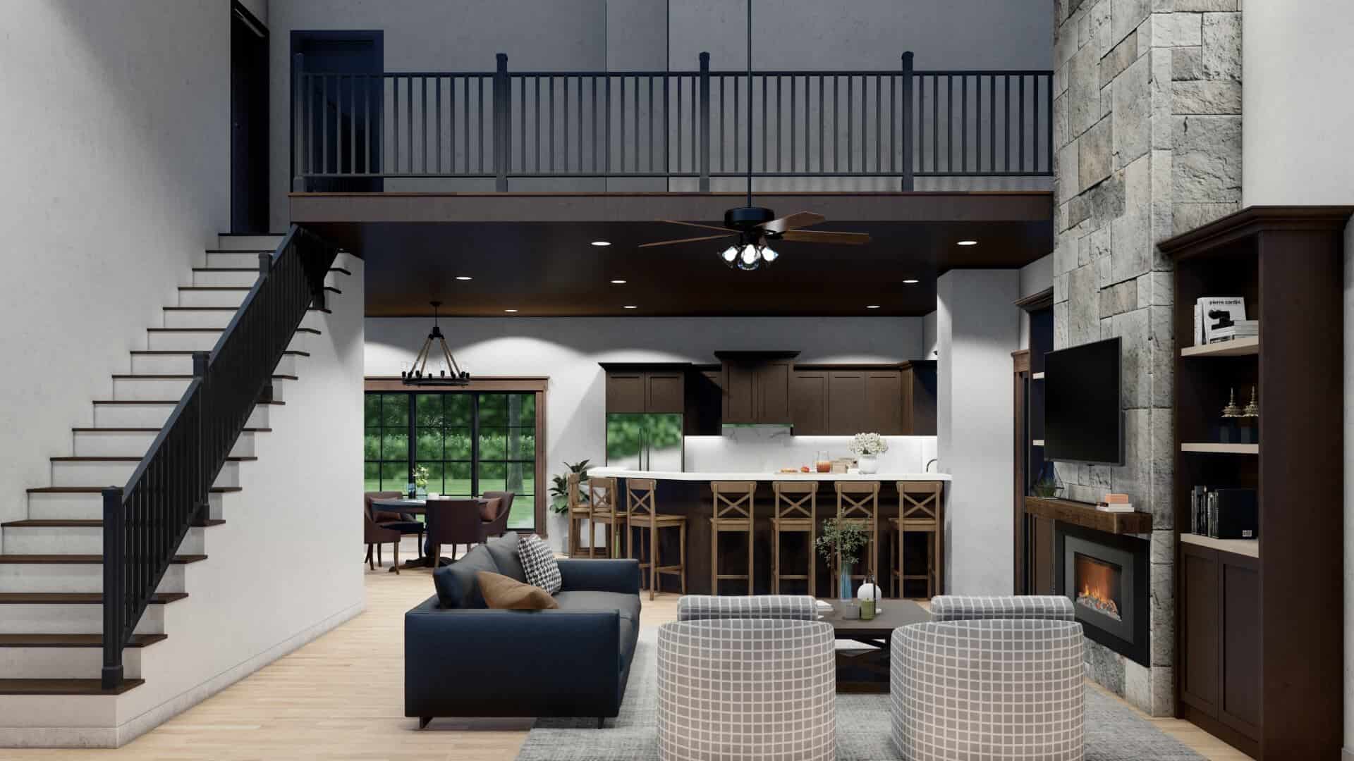 Great Room of this 3-Bedroom,2637 Sq Ft Plan -193-1061