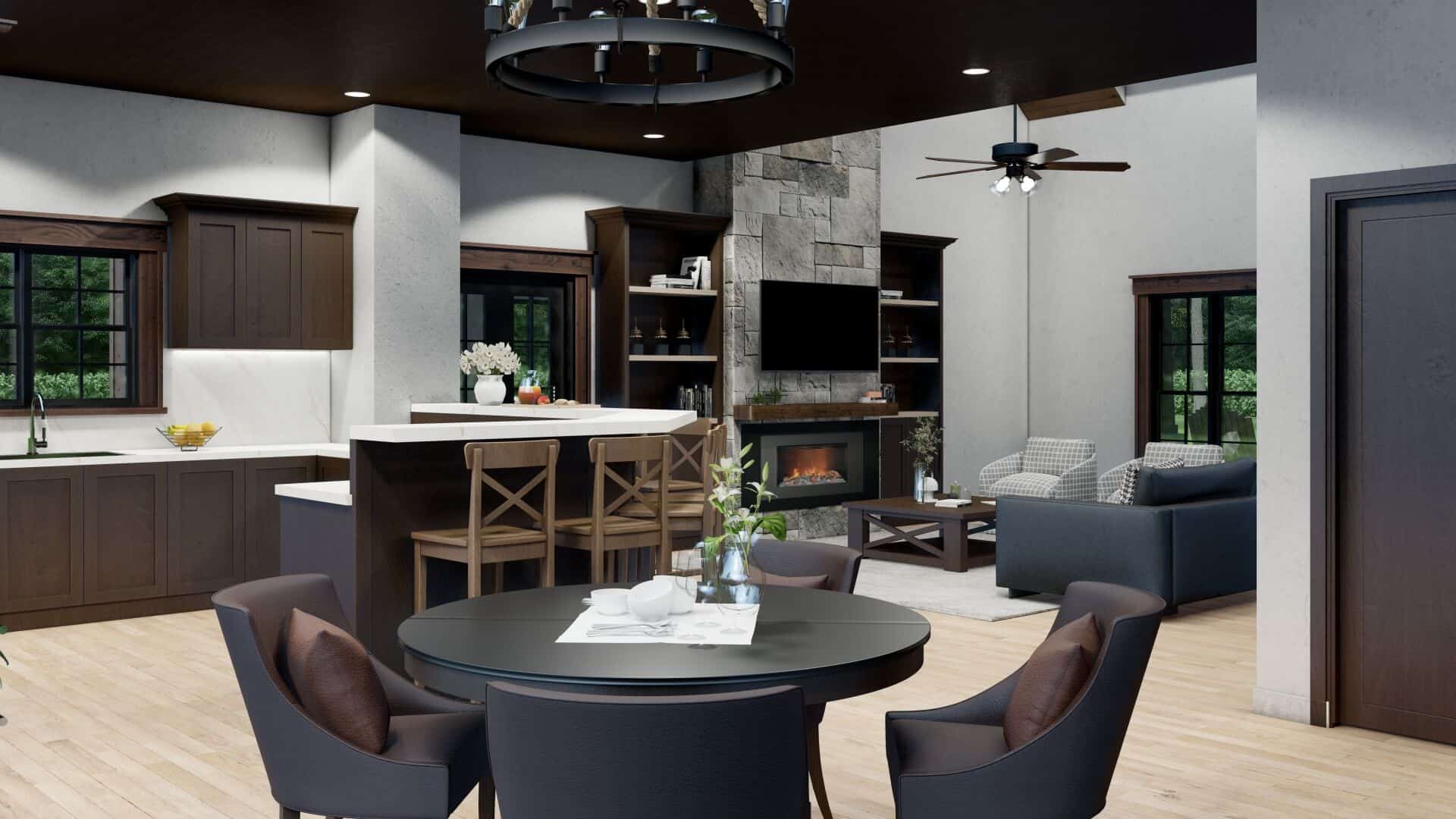 Dining Room of this 3-Bedroom,2637 Sq Ft Plan -193-1061