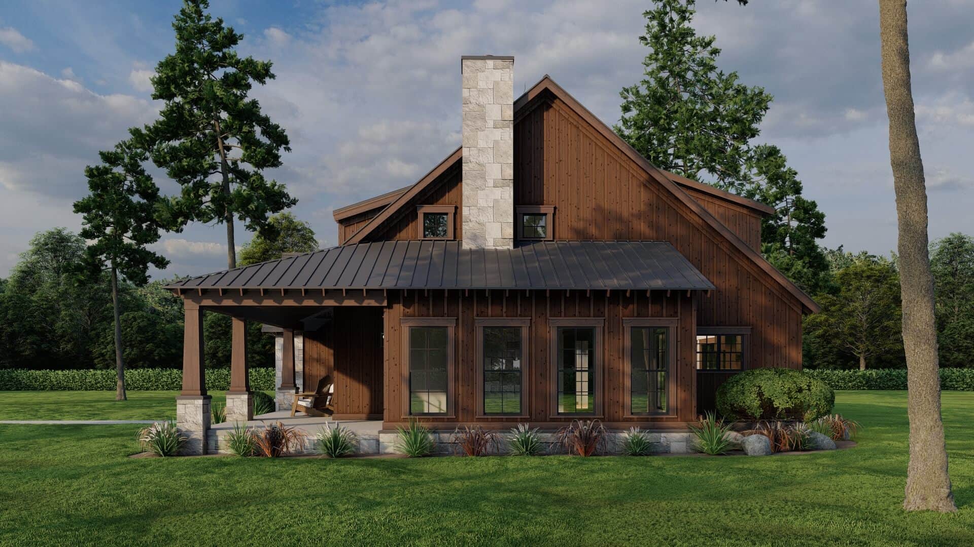 Right Side View of this 3-Bedroom,2637 Sq Ft Plan -193-1061