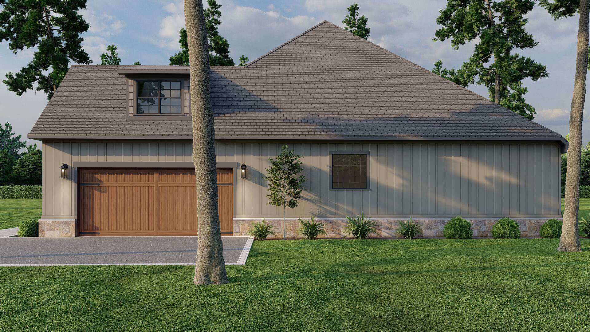 Right Side View of this 4-Bedroom,2646 Sq Ft Plan -193-1071