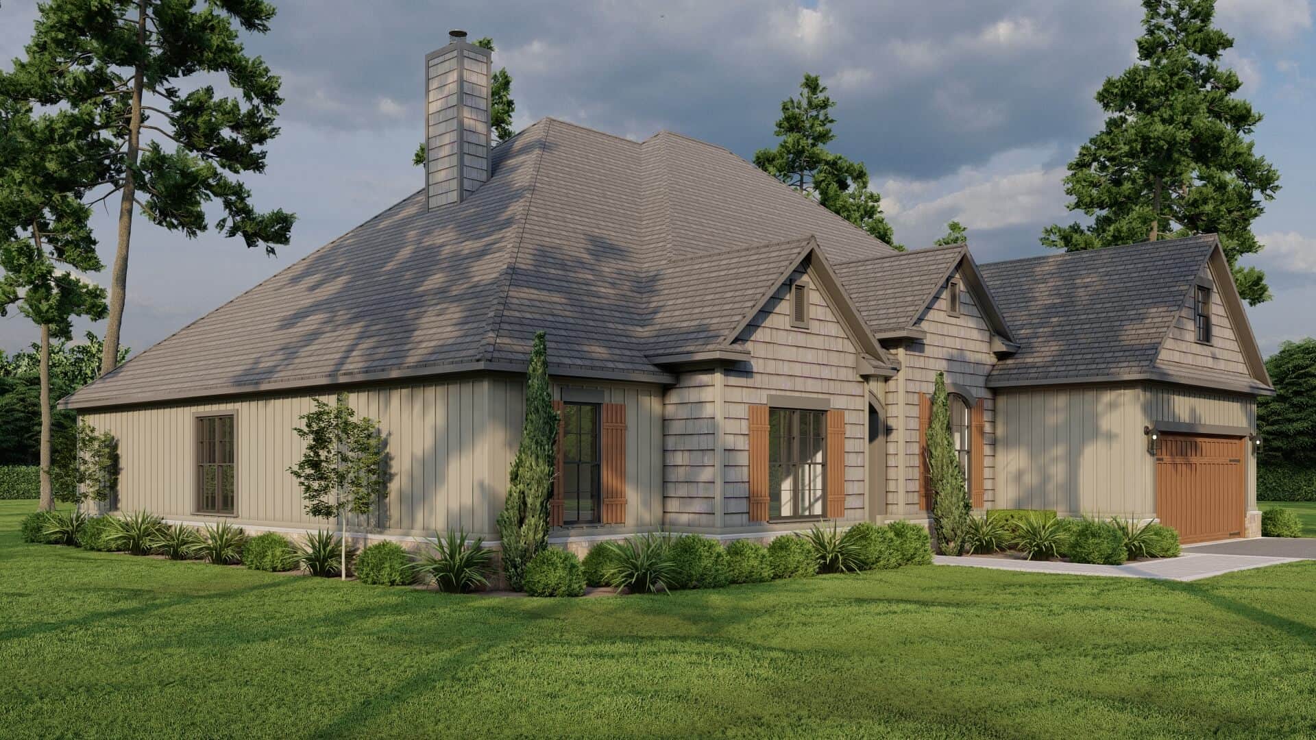 Left Side View of this 4-Bedroom,2646 Sq Ft Plan -193-1071