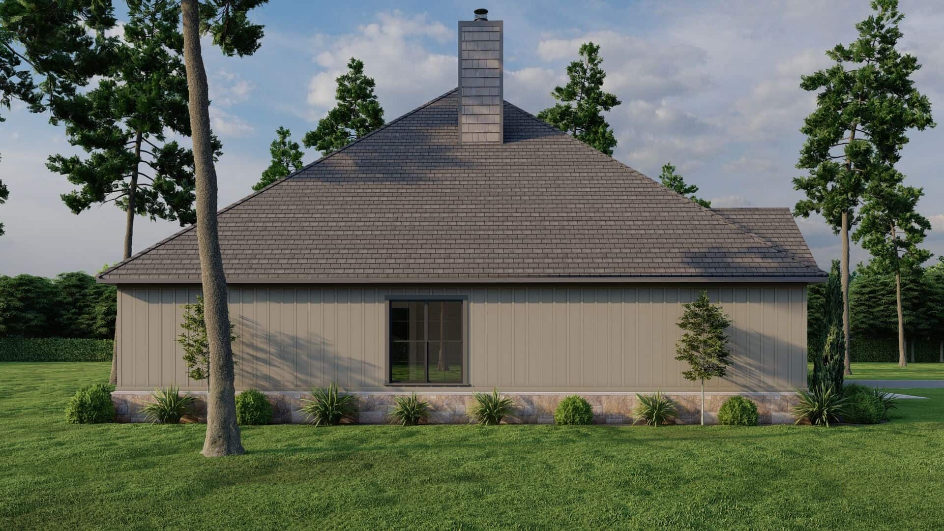 Left Side View of this 4-Bedroom,2646 Sq Ft Plan -193-1071