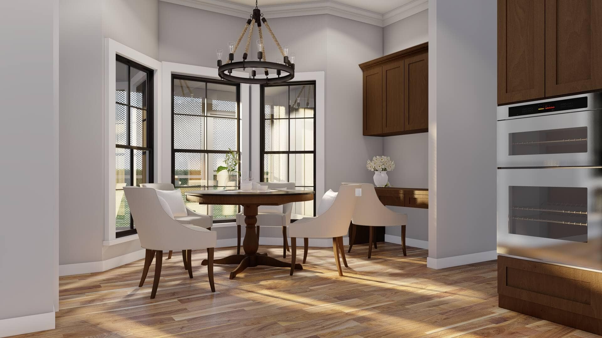 Kitchen: Breakfast Nook of this 4-Bedroom,2646 Sq Ft Plan -193-1071