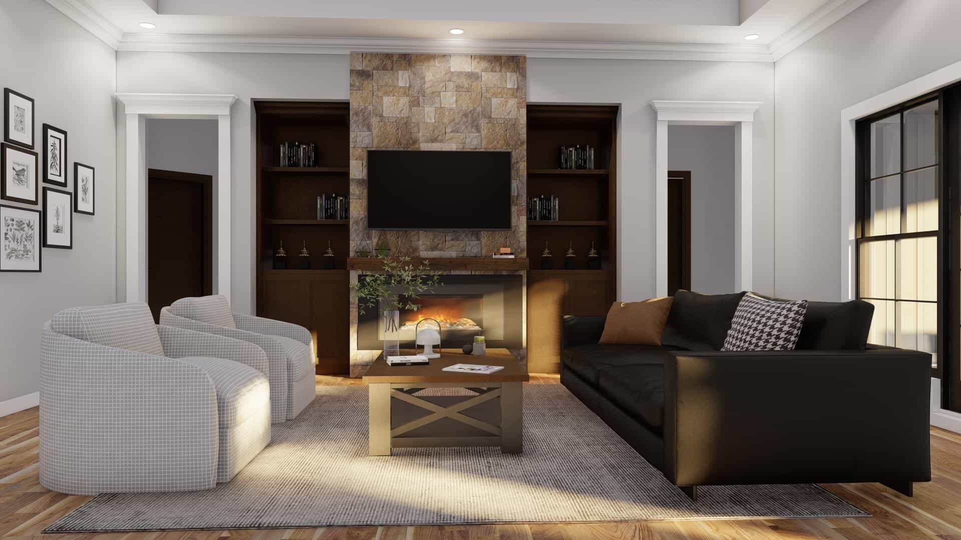 Great Room of this 4-Bedroom,2646 Sq Ft Plan -193-1071