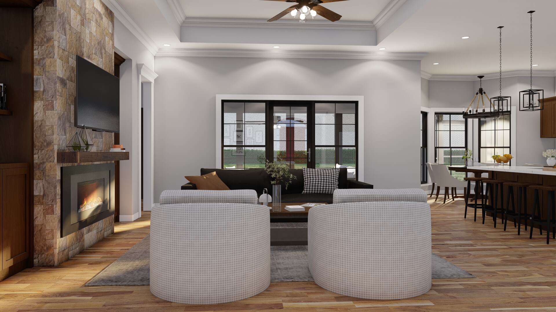 Great Room of this 4-Bedroom,2646 Sq Ft Plan -193-1071