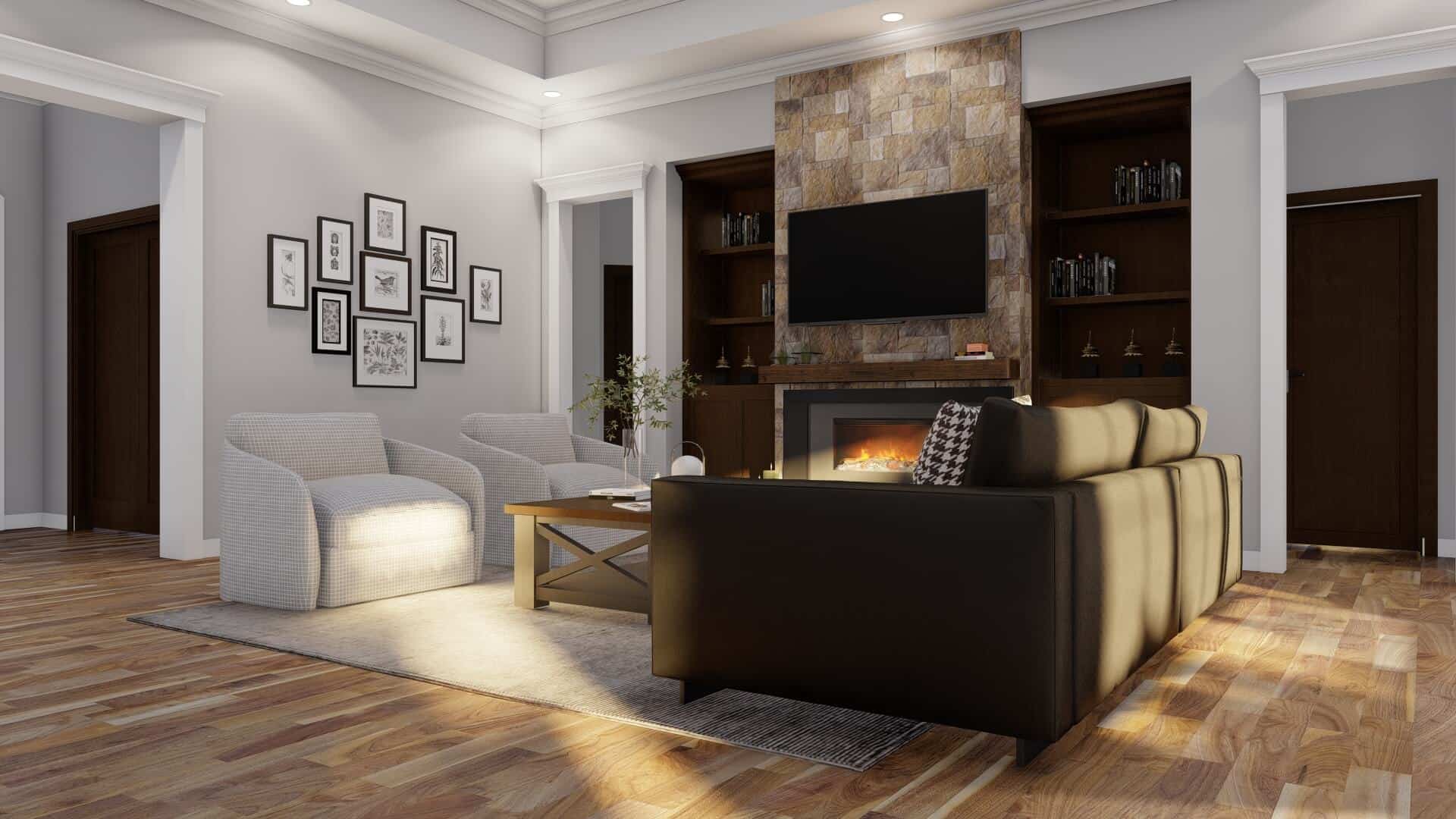 Great Room of this 4-Bedroom,2646 Sq Ft Plan -193-1071